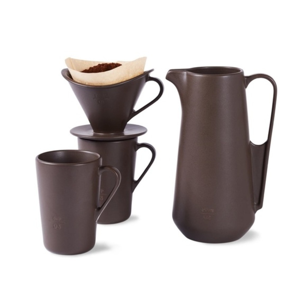 NEW- Magenta x Rae Dunn ICON DRIP. POUR. SIP. COFFEE SYSTEM ESPRESSO, SET OF 4